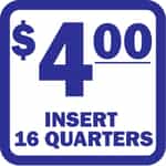15158 Insert 16 Quarters Blue and White Decal