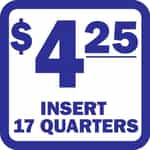 15159 Insert 17 Quarters Blue and White Decal