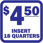 15160 Insert 18 Quarters Blue and White Decal