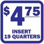 15161 Insert 19 Quarters Blue and White Decal