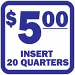 15162 Insert 20 Quarters Blue and White Decal