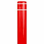 Post Guard 8 7/8 x 72 Red and White Bollard Sleeve