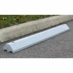 Ideal Shield 6' Gray Parking Block for Asphalt