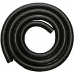 15' coil of 1.5" diameter Black Dura-Slide Vacuum