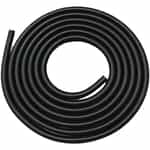 50' coil of 1.5" diameter Black Dura-Slide Vacuum Hose