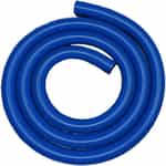 15' coil of 2" diameter Blue and Black Dura-Slide Vacuum Hose