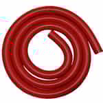 15' coil of 2" diameter red and Black Dura-Slide Vacuum Hose
