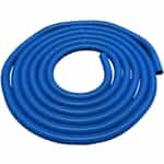 50' coil of 2" diameter Blue and Black Dura-Slide Vacuum Hose