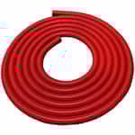 50' coil of 2" diameter Red and Black Dura-Slide Vacuum Hose