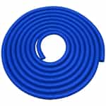 50' coil of 1.5" diameter Blue Dura-Slide Vacuum Hose