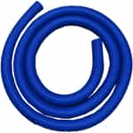 15' coil of 2" diameter Blue Dura-Slide Vacuum Hose
