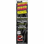 Black Microfiber Towel 1-Column Decal