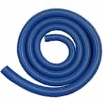 blue and black tapered vacuum hose
