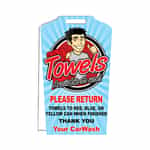 FOGO-FTO Ahearn Fold-N-Go Towel Return Sign - Customizable