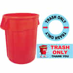 TR-RE Standard Artwork Red Trash Can