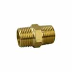 28-214L Brass Hex Pipe Nipple Fitting