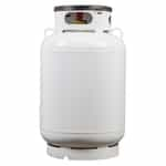 57 Gallon Vertical Propane Tank with Gauge