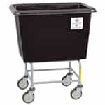 466PTBLK Elevated Poly Laundry Truck - Black