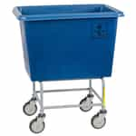 466PTB Elevated Poly Laundry Truck - Blue