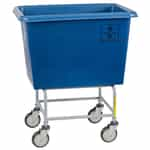 468PTB Elevated Poly Laundry Truck - Blue