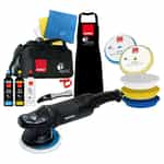 Rupes LHR21ES Bigfoot Polisher along with pads, accessories and bag