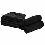 Black Microfiber Towel