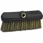 black plastic car wash foam brush with synthetic bristles that look like hogs hair