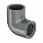 Spears PVC Schedule 80 Elbow Fitting, 1" Slip x 1" FPT - 807-010