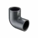 Spears PVC Schedule 80 Elbow Fitting, 1/2" Slip x 1/2" Slip - 806-005