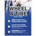 Wheel and Tide Cleaner Sign - 18x24
