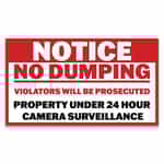 No Dumping Sign - SIKR120