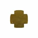 28-045 Brass 3/4 Street Tee