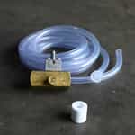 202BS Brass Adjustable Injector with SS Knob