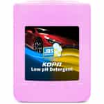 pink plastic bottle with JBS sticker