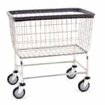 RB Products Large Chrome Laundry Cart 200CFC