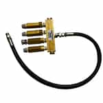 complete brass self serve manifold block