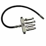 complete stainless steel self serve manifold block