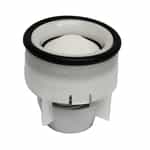 white rubber check valve