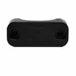 black rubber clamp mount