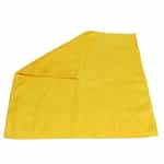 yellow microfiber car wash towel