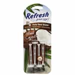 4 pack of refresh your car island coconut vent sticks