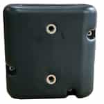 Black plastic nozzle holder