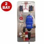 2 bay low pressure panel with a dosatron injector