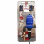 1 bay low pressure panel with a dosatron injector