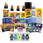 selection of popular car wash vending products