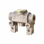 18000 U.S. Para Plate Brass Shut-Off Valve - 1/4" FPT, 800 PSI