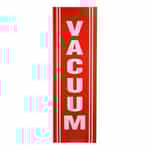 Red Vacuum Sticky Decal