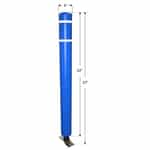 TSS Flexible Bollard, 57" Blue