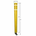 TSS Flexible Bollard, 57" Yellow