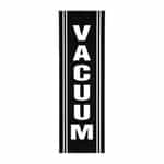 Black Vacuum Sticky Decal